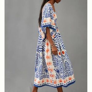 Farm rio afternoon breeze MIDI dress NWT Anthropologie size small